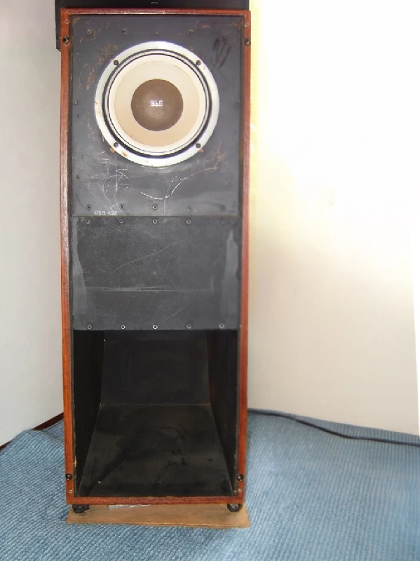 Father's first back-loaded horn speaker with FOSTEX SLE20W edgeless woofer (Photo 1-23)