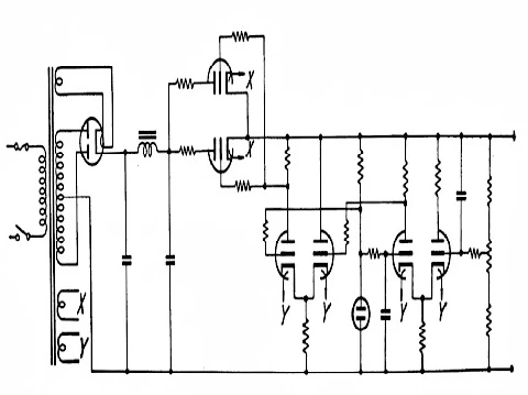 1960s vacuum-tube series-regulated power supply using 6080 as pass tube, reconstructed by author (Photo 1-36)