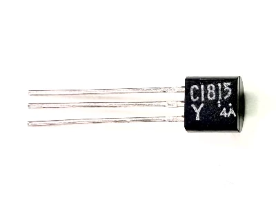 2SC1815 transistor, manufactured 1984 — Japan's most famous transistor, from father's parts box (Photo 1-49)